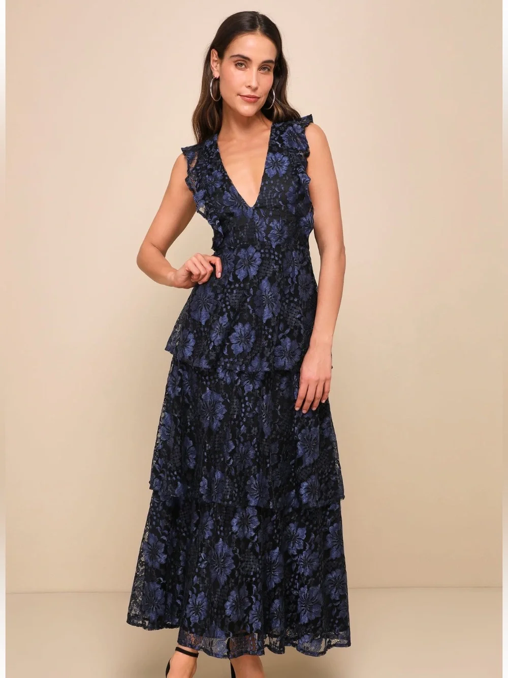Lulu’s Molinetto lace dress